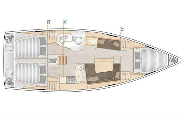 Charter Yacht Hanse 388 - 3 Cabins - Dubrovnik - Croatia