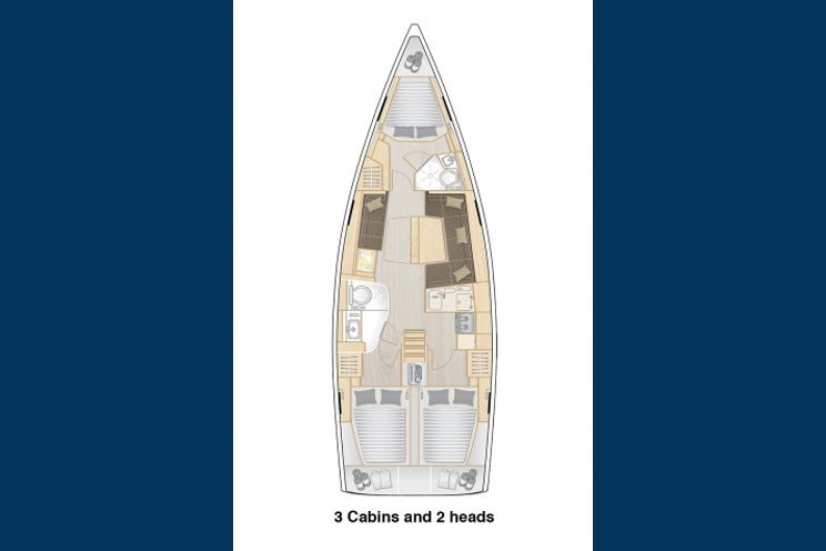 Charter Yacht Hanse 418 - 2019 - 3 cabins(3 double)- Šibenik - Kornati - Biograd - Zadar