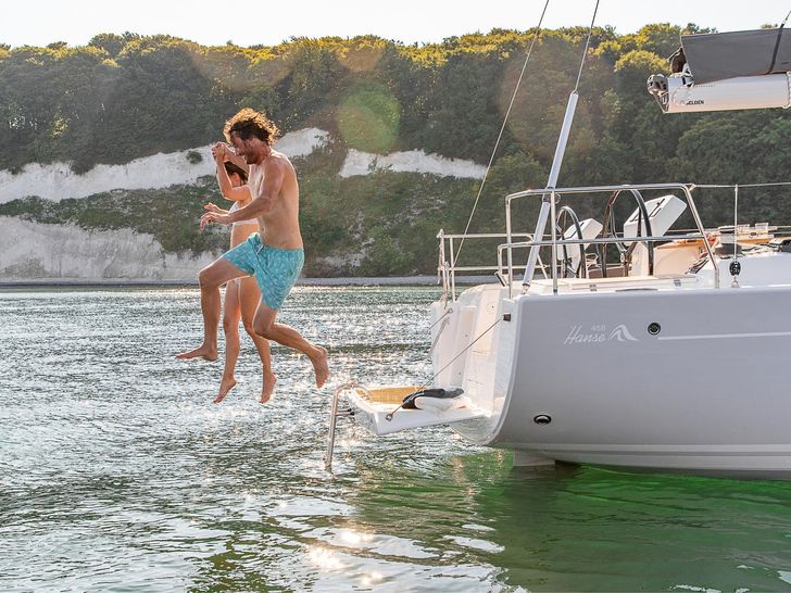 HANSE 458 - swimming platform HANSE 458 - swimming platform