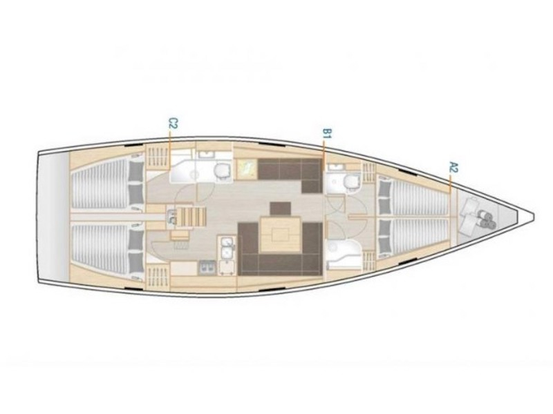 Charter Yacht Hanse 458 - 2021 - 4 cabins(4 double)- Lavrion - Athens