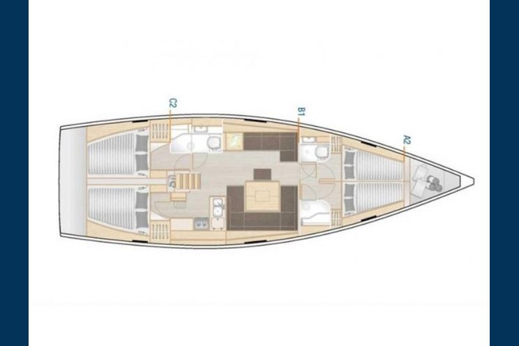 Charter Yacht Hanse 458 - 2021 - 4 cabins(4 double)- Lavrion - Athens
