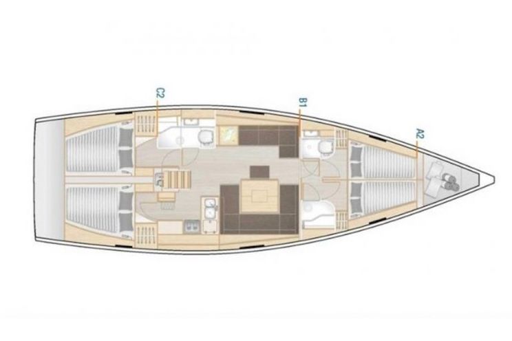 Charter Yacht Hanse 458 - 2021 - 4 cabins(4 double)- Lavrion - Athens