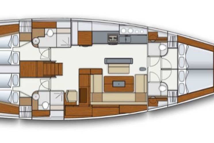 Charter Yacht Hanse 575 - 4 Cabins - 2013 - Ajaccio - Corsica - French Riviera