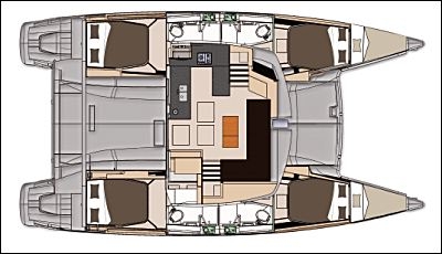 Charter Yacht Fountaine Pajot Helia 44 - 4 Cabins - Grenada