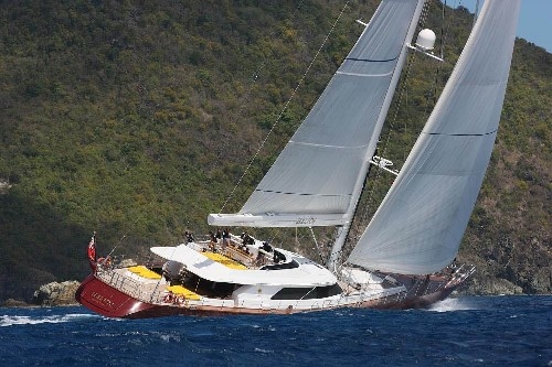 Charter Yacht HELIOS - Perini Navi 45m - 4 Cabins - Leeward Islands - Virgin Islands - Croatia - Sicily