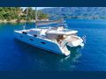 HIGH FIVE Fountaine Pajot Sanya 57 - side aft view