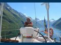 Ichiban Swan 70 sailing the fjords