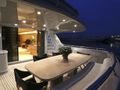 Maiora Motor Yacht IF Aft Dining Maiora Motor Yacht IF Aft Dining
