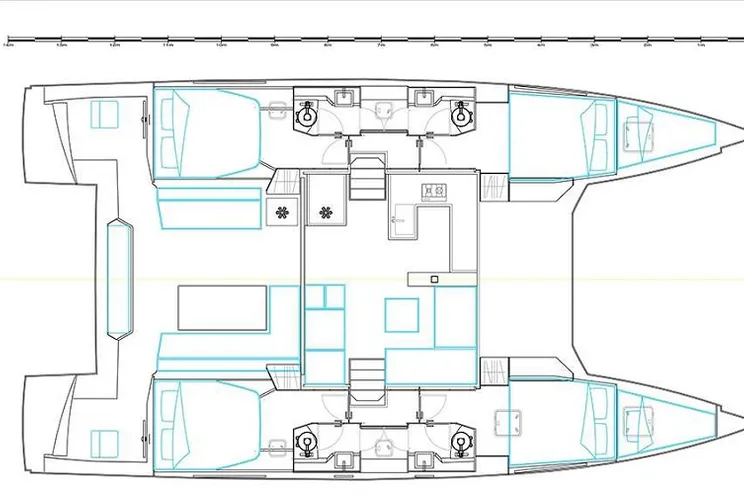 Charter Yacht ILLUSION - Nautitech 46 - 3 Cabins - Martinique - Grenadines - Union Island - St Lucia
