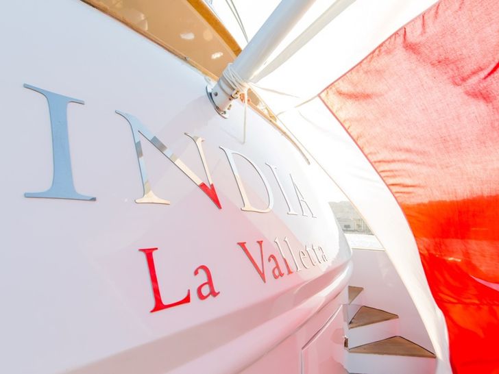 INDIA Benetti 35m Motoryacht Nameplate INDIA Benetti 35m Motoryacht Nameplate