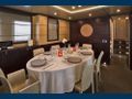 INDIAN Cantieri di Pesaro 26m Motoryacht Salon Dinner Table