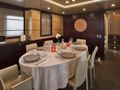 INDIAN Cantieri di Pesaro 26m Motoryacht Salon Dinner Table