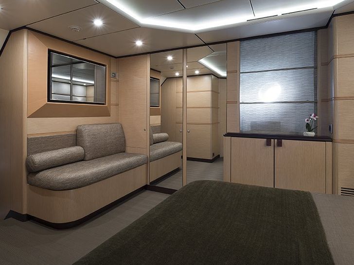 INDIAN Cantieri di Pesaro 26m Motoryacht VIP Cabin Sofa INDIAN Cantieri di Pesaro 26m Motoryacht VIP Cabin Sofa