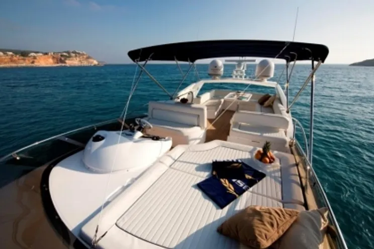 Charter Yacht INDIGO SUN - Sunseeker Manhattan 60 - 3 Cabins - Porto Adriano - Palma de Mallorca - Andratx