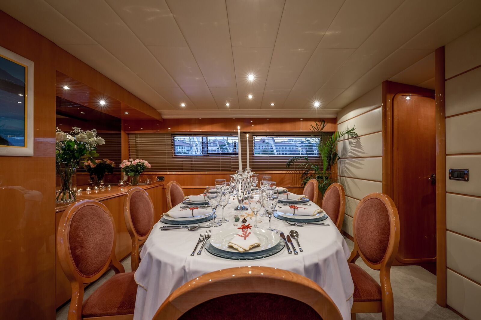 INDULGENCE OF POOLE Mangusta 86 Luxury Superyacht Dining Table