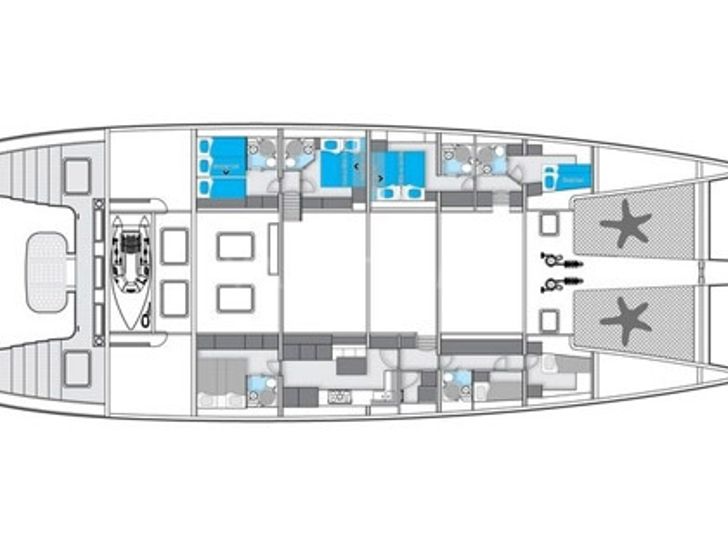 IPHARRA - Sunreef 102 Lower deck