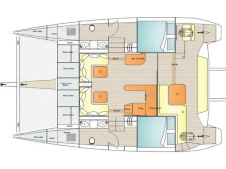 Island Spirit 38 - Layout Plan Island Spirit 38 - Layout Plan