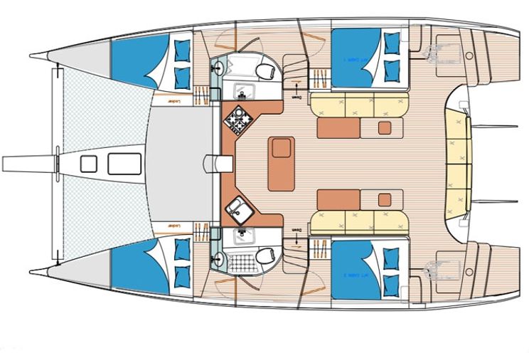 Charter Yacht Island Spirit 410 - 4 Cabins - Koh Chang and Koh Samui,Thailand