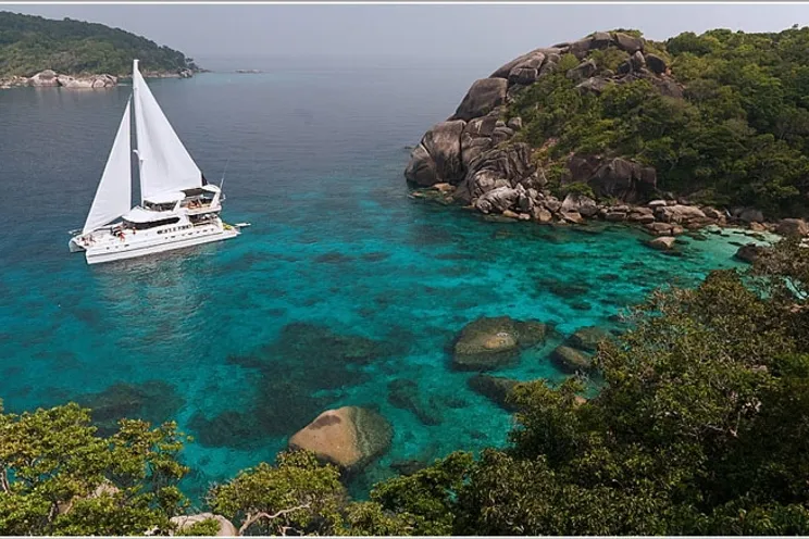Charter Yacht Jacuzzi Cat - Day Charter 50-60 Guests - 6 Cabins Liveaboard - Phuket,Thailand