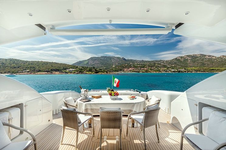 Charter Yacht JAJARO - Tecnomar Velvet 100 - 4 Cabins - Porto Cervo - Olbia - Cannigione - Sardinia - Italy