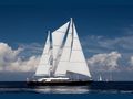 JASALI II - Perini Navi 53m,main profile,sailing