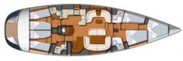 Charter Yacht Jeanneau 54 DS - 4 Cabins - Rio de Janeiro