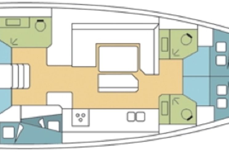 Charter Yacht Jeanneau Sun Odyssey 509 - 5 Cabins - New Caledonia,South Pacific