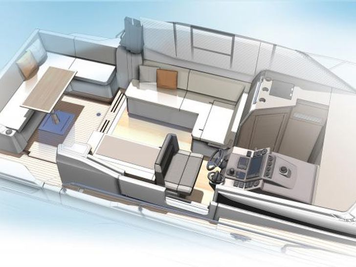 Jeanneau Power NC 33 Layout