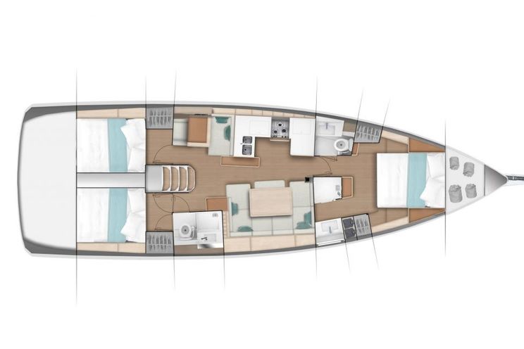Charter Yacht Jeanneau Sun Odyssey 490 - 3 Cabins - 2020 - Annapolis