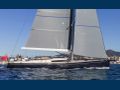 JIKAN - Advanced Yachts A80,sailing with waterline
