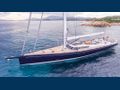 JIKAN - Advanced Yachts A80,aerial view highlighting the bow
