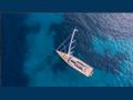 JIKAN - Advanced Yachts A80,aerial shot with waterline