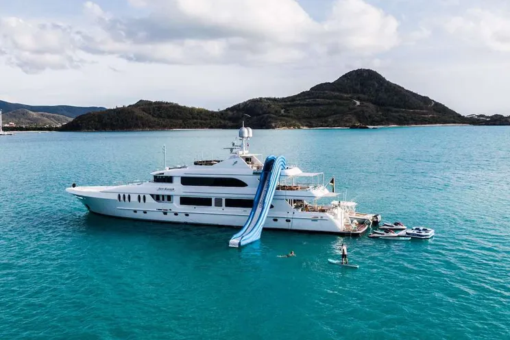 Charter Yacht JUST ENOUGH - Custom 140 - 5 Cabins - St Thomas - Tortola - BVI - Virgin Islands