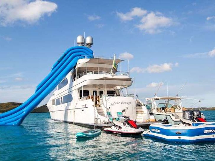 JUST ENOUGH - Custom Yacht 140,motor yacht stern with water toys JUST ENOUGH - Custom Yacht 140,motor yacht stern with water toys