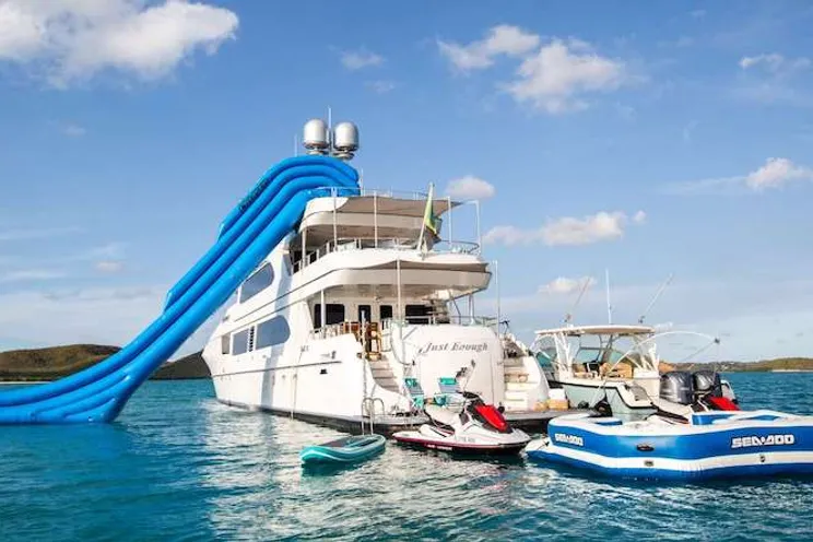 Charter Yacht JUST ENOUGH - Custom 140 - 5 Cabins - St Thomas - Tortola - BVI - Virgin Islands