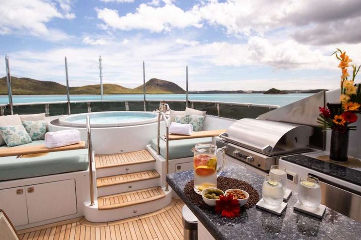 Charter Yacht JUST ENOUGH - Custom 140 - 5 Cabins - St Thomas - Tortola - BVI - Virgin Islands