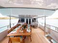 JUST ENOUGH - Custom Yacht 140,alfresco dining JUST ENOUGH - Custom Yacht 140,alfresco dining