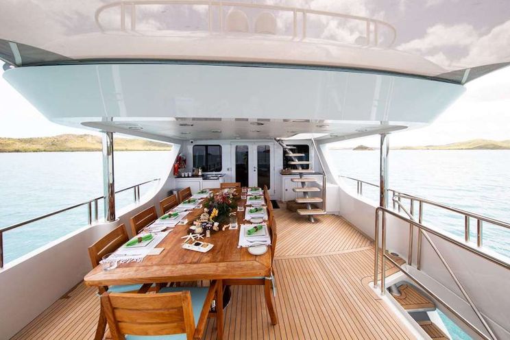 Charter Yacht JUST ENOUGH - Custom 140 - 5 Cabins - St Thomas - Tortola - BVI - Virgin Islands