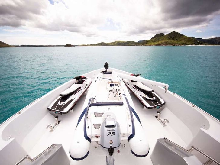 JUST ENOUGH - Custom Yacht 140,bow JUST ENOUGH - Custom Yacht 140,bow