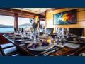 JUST ENOUGH - Custom Yacht 140,indoor formal dining