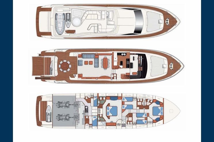 Charter Yacht MISS KATARIINA - Ferretti 27m - 4 Cabins - Split - Dubrovnik - Hvar