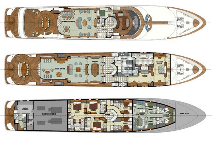 Charter Yacht KERI LEE III - Trinity 54m - 6 Cabins - Sydney - Whitsundays - Tahiti - Fiji - New Caledonia