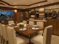 LADY DEENA II Hargrave 101 Luxury Motoryacht Dining