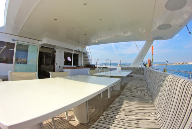 Charter Yacht LADY PACA - Riviera Event Catamaran - Cannes - 30 Cruising Guests