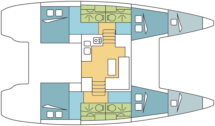 Charter Yacht Lagoon 39(2015)- 4 Cabins - Praslin,Seychelles