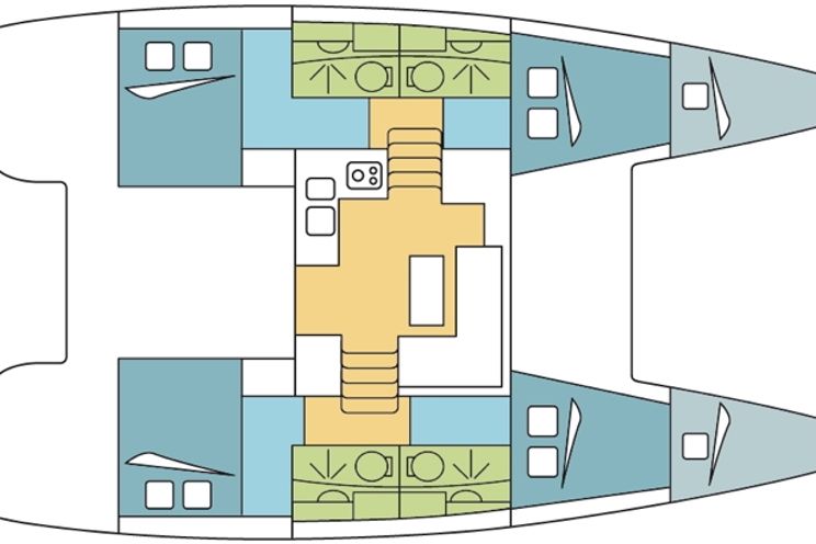 Charter Yacht Lagoon 39(2015)- 4 Cabins - Praslin,Seychelles
