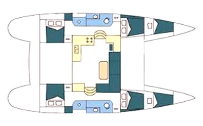 Charter Yacht Lagoon 39 - 4 + 2 Cabins - Tortola,BVI