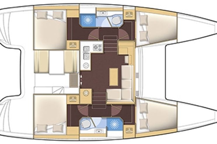 Charter Yacht Lagoon 39 - 4 Cabins - Athens - Greece