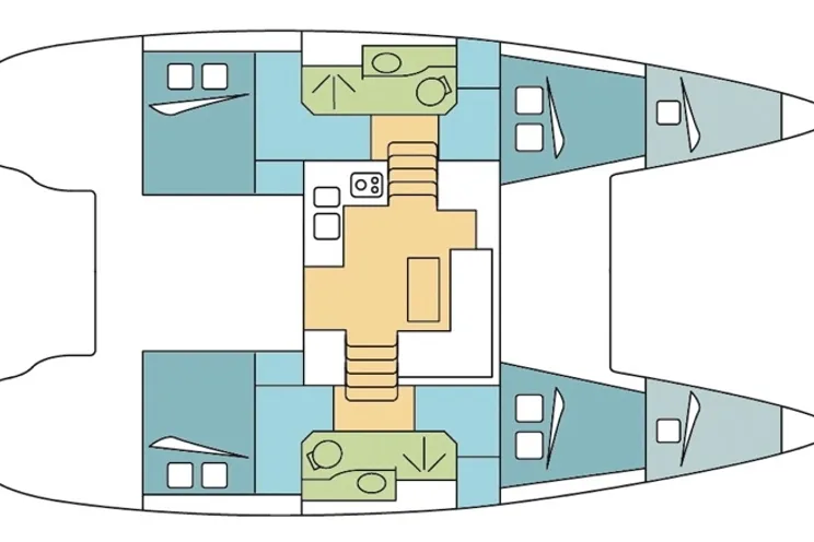 Charter Yacht Lagoon 39 - 4 Cabins - New Caledonia,South Pacific