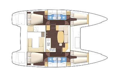 Charter Yacht Lagoon 400 - 4 + 1 Cabins - Murter - Croatia